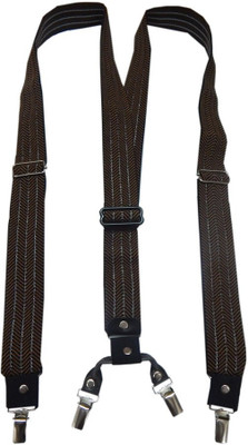 Navaksha Y- Back Suspenders for Men(Brown)