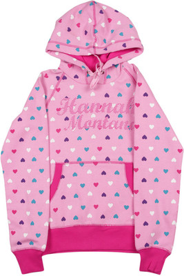 Disney Full Sleeve Printed Girls Sweatshirt, Pink