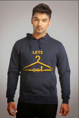 Campus Sutra Full Sleeve Printed Men Sweatshirt, Blue
