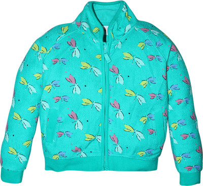 FS Mini Klub Full Sleeve Printed Girls Sweatshirt, Tealblue