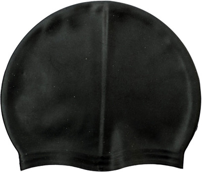 Gee Power BlackSC Swimming Cap(Black, Pack of 1)