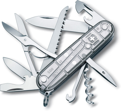 Victorinox 1.3713.T7 - Huntsman Silvertech 15 Function Multi Utility Swiss Knife(Silver Transparent)
Victorinox 1.3713.T7 - Huntsman Silvertech 15 Function Multi Utility Swiss Knife(Silver Transparent)