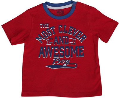 Wow Mom Boys Printed Cotton T Shirt(Red, Pack of 1
Wow Mom Boys Printed Cotton T Shirt(Red, Pack of 1