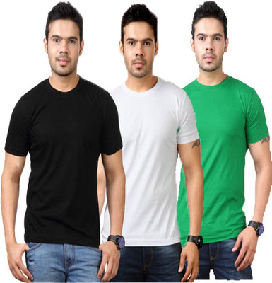 Purple Square Solid Men's Round Neck Multicolor T-Shirt(Pack of 3, Black;green;white
Purple Square Solid Men's Round Neck Multicolor T-Shirt(Pack of 3, Black;green;white