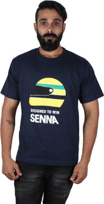 Pickled Merchandise Graphic Print Men' Round Neck Dark Blue T-Shirt