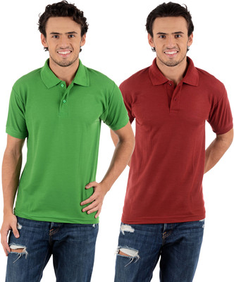 Blaze Solid Men's Polo Neck Multicolor T-Shirt(Pack of 2, Light green;maroon
Blaze Solid Men's Polo Neck Multicolor T-Shirt(Pack of 2, Light green;maroon