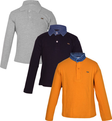 Gkidz Boys Solid Cotton T Shirt(Multicolor, Pack of 3
Gkidz Boys Solid Cotton T Shirt(Multicolor, Pack of 3