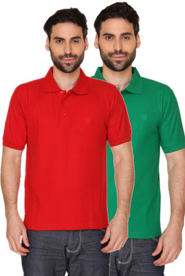 Blacksmith Solid Men's Polo Neck Red, Green T-Shirt(Pack of 2, Electric red;paris green
Blacksmith Solid Men's Polo Neck Red, Green T-Shirt(Pack of 2, Electric red;paris green
