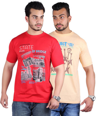 Shineway Graphic Print Men's Round Neck Multicolor T-Shirt(Pack of 2, Bawa color;red
Shineway Graphic Print Men's Round Neck Multicolor T-Shirt(Pack of 2, Bawa color;red
