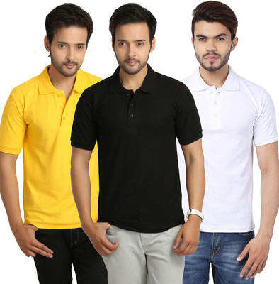Weardo Solid Men's Polo Neck Black, Yellow, White T-Shirt(Pack of 3), Black;white;yellow
Weardo Solid Men's Polo Neck Black, Yellow, White T-Shirt(Pack of 3), Black;white;yellow
