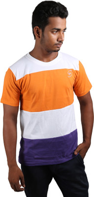 Spur Self Design Men's Round Neck Multicolor T-Shirt