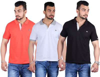 Shineway Solid Men's Polo Neck Multicolor T-Shirt(Pack of 3, Black;light_red;white
Shineway Solid Men's Polo Neck Multicolor T-Shirt(Pack of 3, Black;light_red;white