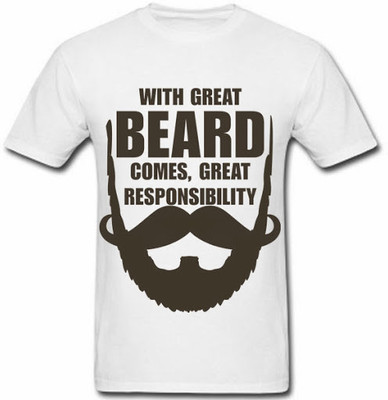 SayItLoud Printed Men's Round Neck White T-Shirt