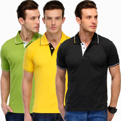 Scott International Solid Men's Polo Neck Green, Yellow, Black T-Shirt(Pack of 3), Black;green;yellow
Scott International Solid Men's Polo Neck Green, Yellow, Black T-Shirt(Pack of 3), Black;green;yellow