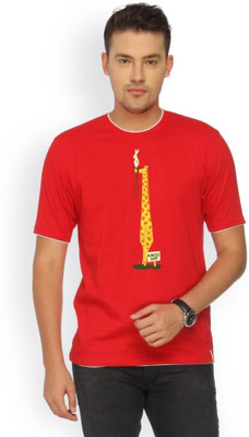 Campus Sutra Printed Men Round Neck Red T-Shirt
Campus Sutra Printed Men Round Neck Red T-Shirt