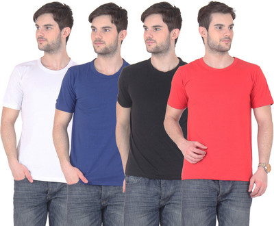 E'Hiose Solid Men' Round Neck Multicolor T-Shirt(Pack of 4, Black;blue;red;white
E'Hiose Solid Men' Round Neck Multicolor T-Shirt(Pack of 4, Black;blue;red;white