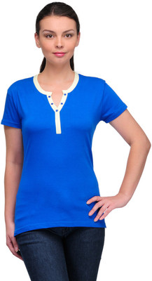 Stilestreet Solid Women's Round Neck Blue T-Shirt
Stilestreet Solid Women's Round Neck Blue T-Shirt