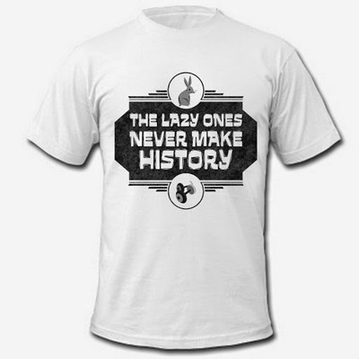 SayItLoud Graphic Print Men' Round Neck White T-Shirt