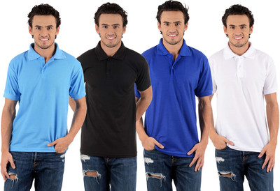 Blaze Solid Men's Polo Neck Multicolor T-Shirt(Pack of 4, Black;royal blue;sky blue;white
Blaze Solid Men's Polo Neck Multicolor T-Shirt(Pack of 4, Black;royal blue;sky blue;white