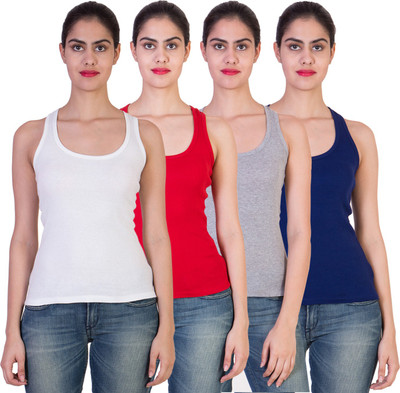 2 Day Solid Women's Round Neck Multicolor T-Shirt(Pack of 4), Grey;red;royal blue;white
2 Day Solid Women's Round Neck Multicolor T-Shirt(Pack of 4), Grey;red;royal blue;white