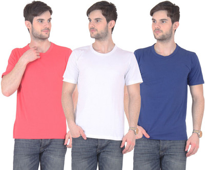E'Hiose Solid Men' Round Neck Multicolor T-Shirt(Pack of 3, Blue;gajri;white
E'Hiose Solid Men' Round Neck Multicolor T-Shirt(Pack of 3, Blue;gajri;white
