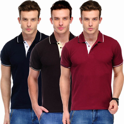 Scott International Solid Men's Polo Neck Dark Blue, Brown, Maroon T-Shirt(Pack of 3), Dark blue and brown and maroon
Scott International Solid Men's Polo Neck Dark Blue, Brown, Maroon T-Shirt(Pack of 3), Dark blue and brown and maroon