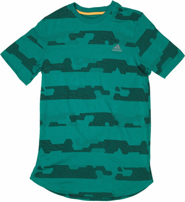 ADIDAS Boys Printed Cotton, Nylon T Shirt(Green, Pack of 1, Eqtgrn/dkgrey
ADIDAS Boys Printed Cotton, Nylon T Shirt(Green, Pack of 1, Eqtgrn/dkgrey
