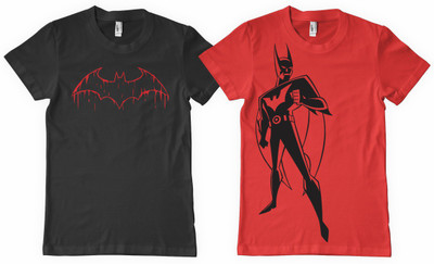 DNA Graphic Print Men' Round Neck Black, Red T-Shirt(Pack of 2