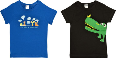 HoneyPossum Boys Printed T Shirt(Multicolor, Pack of 2, Imperial blue / jet black
HoneyPossum Boys Printed T Shirt(Multicolor, Pack of 2, Imperial blue / jet black