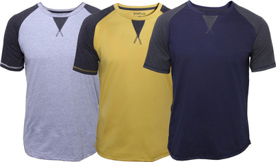 Poshuis Solid Men's Round Neck Grey, Blue, Yellow T-Shirt(Pack of 3), Blue;grey;yellow
Poshuis Solid Men's Round Neck Grey, Blue, Yellow T-Shirt(Pack of 3), Blue;grey;yellow