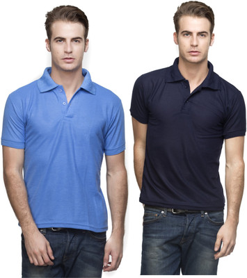 Lambency Solid Men' Polo Neck Light Blue, Dark Blue T-Shirt(Pack of 2, Dark blue;light blue
Lambency Solid Men' Polo Neck Light Blue, Dark Blue T-Shirt(Pack of 2, Dark blue;light blue