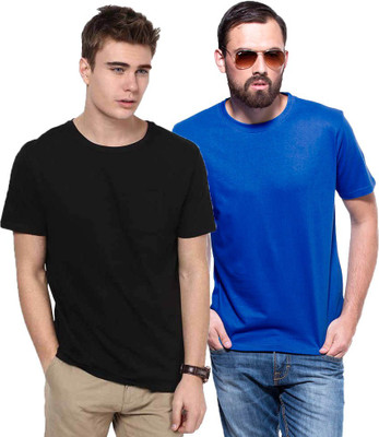 Purple Square Solid Men's Round Neck Black, Blue T-Shirt(Pack of 2
Purple Square Solid Men's Round Neck Black, Blue T-Shirt(Pack of 2