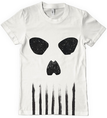 DNA Graphic Print Men' Round Neck White T-Shirt