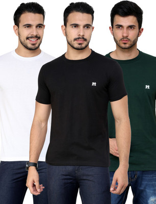 Cotton County Premium Solid Men's Round Neck Black, White, Green T-Shirt(Pack of 3), Black;green;white
Cotton County Premium Solid Men's Round Neck Black, White, Green T-Shirt(Pack of 3), Black;green;white