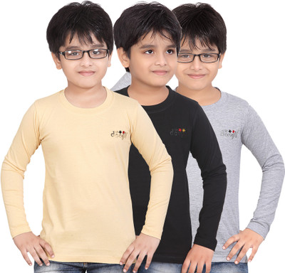 FabTag - Dongli Boys Solid, Self Design T Shirt(Multicolor, Pack of 3, Multicolor_16
FabTag - Dongli Boys Solid, Self Design T Shirt(Multicolor, Pack of 3, Multicolor_16