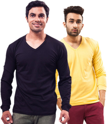 Unisopent Designs Solid Men's V-neck Dark Blue, Yellow T-Shirt(Pack of 2), Navy
Unisopent Designs Solid Men's V-neck Dark Blue, Yellow T-Shirt(Pack of 2), Navy