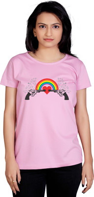 Tantra Graphic Print Women's Round Neck Pink T-Shirt, Light pink
Tantra Graphic Print Women's Round Neck Pink T-Shirt, Light pink