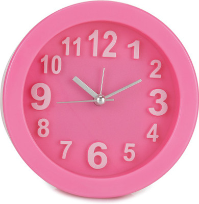 Design O Vista Analog Pink Clock