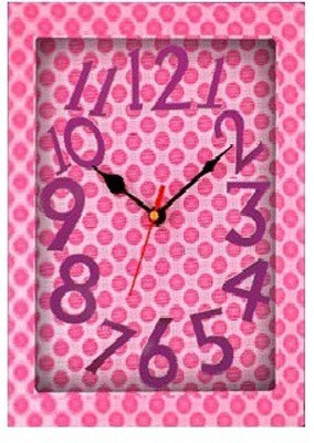 Jazam Analog Pink Clock