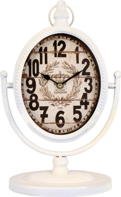 JB Collection Analog White Clock