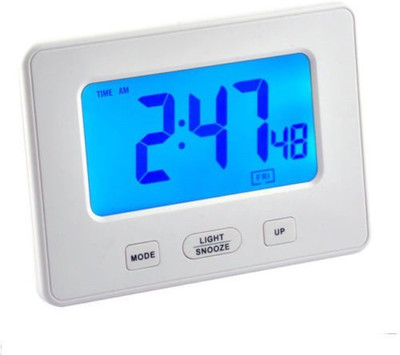Minura Digital White Clock