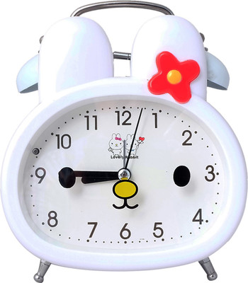 Super Drool Analog White Clock