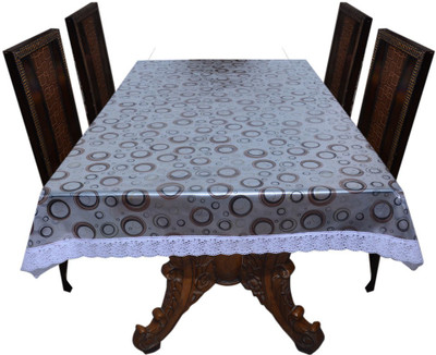 The Trendy Geometric 8 Seater Table Cover(Multicolor, PVC)