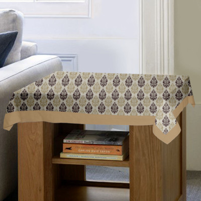 Lushomes Printed 2 Seater Table Cover(Multicolor, Cotton)