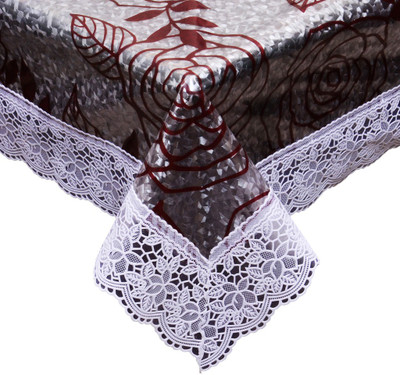 The Trendy Printed 4 Seater Table Cover(Multicolor, PVC)