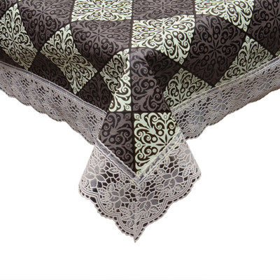 The Trendy Printed 4 Seater Table Cover(Multicolor, PVC)