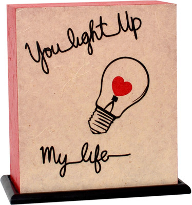 Shady Ideas You Light Up My Life - Valentine Special LED Table Lamp(22 cm, Off-White)
Shady Ideas You Light Up My Life - Valentine Special LED Table Lamp(22 cm, Off-White)