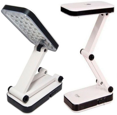 Gade (Set of 2)Led Foldable Table Lamp(27 cm, White)