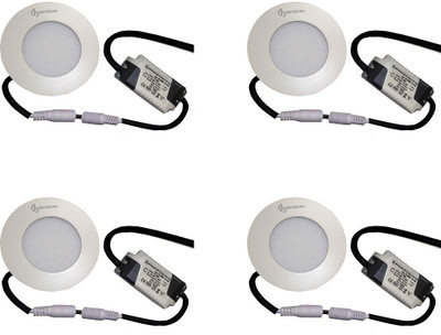 EPSORI 4Watt 6500k White Round Indoor Cosiva Led Down Light Set of 4 Night Lamp(2.5 cm, White)
EPSORI 4Watt 6500k White Round Indoor Cosiva Led Down Light Set of 4 Night Lamp(2.5 cm, White)