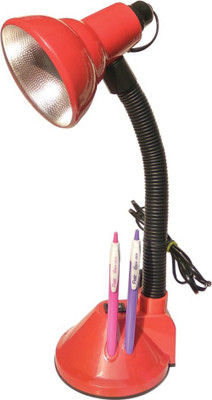 Allora Stylish Red 300 Study Lamp(25 cm, Red)